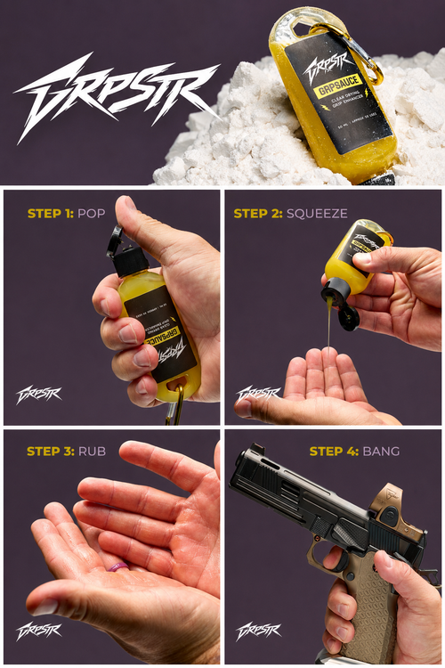 GRPSAUCE — Clear Drying Grip Enhancer